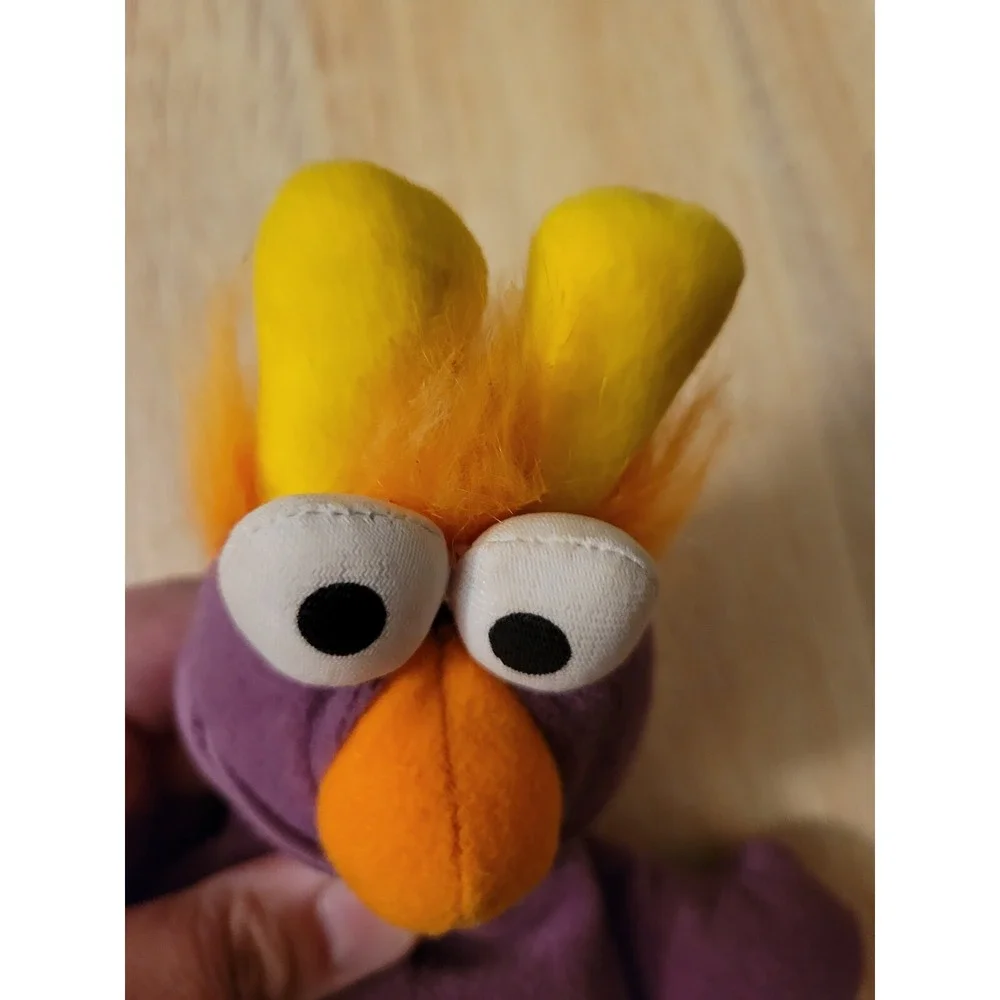 Sesame Street Honker Plush Purple Soft Stuffed Beanbag Toy Beanie 8in - B‎
